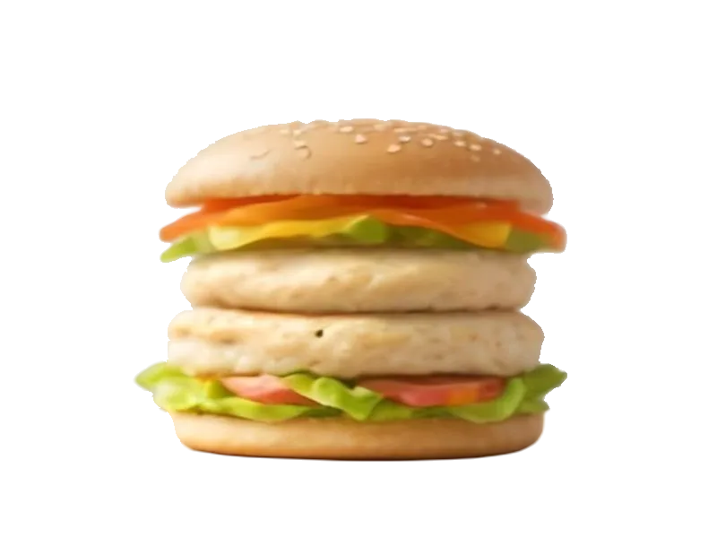 Chickenburger – białko 12g, kalorie 244 kcal, węglowodany i tłuszcz na 100g | zdrowe odżywianie
