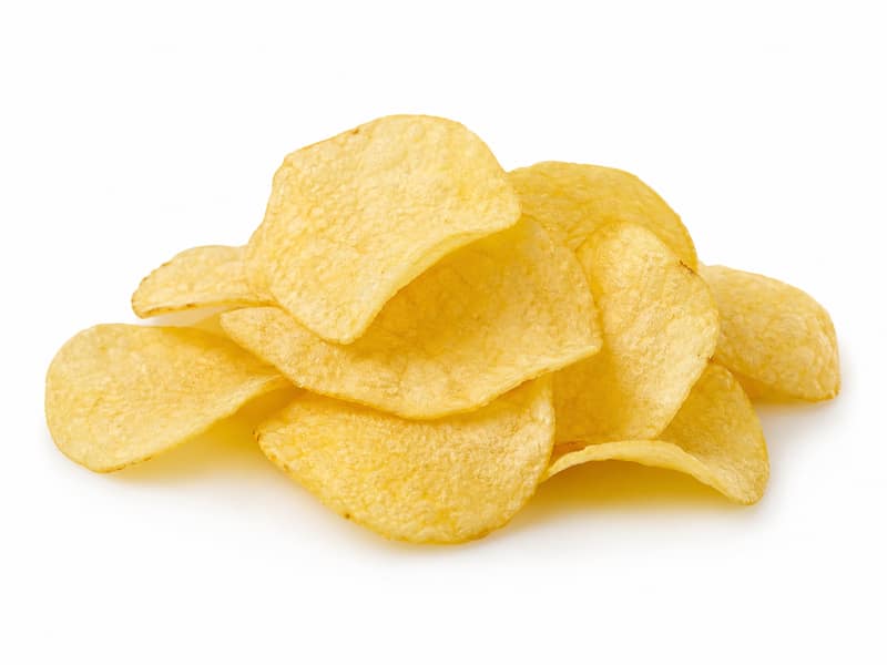 Chipsy ziemniaczane – białko 7g, kalorie 536 kcal, węglowodany i tłuszcz na 100g | zdrowe odżywianie