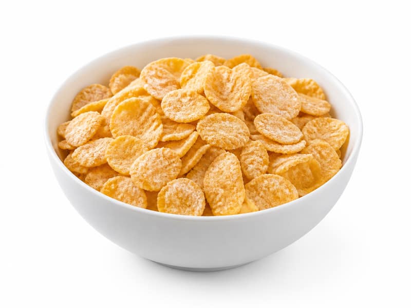 Płatki śniadaniowe (cukier) – białko 6g, kalorie 375 kcal, węglowodany i tłuszcz na 100g | zdrowe odżywianie